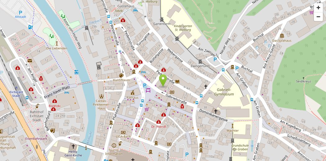 Karte: Gabrielistraße 1, 85072 Eichstätt